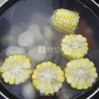 Corn Carrot Chicken Soup recipe