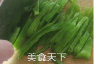 Green Pepper and Potato Shreds recipe