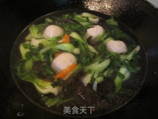 Fish Ball Soup with Fresh Vegetables recipe