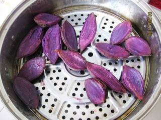 Purple Sweet Potato Snowy Mooncake recipe