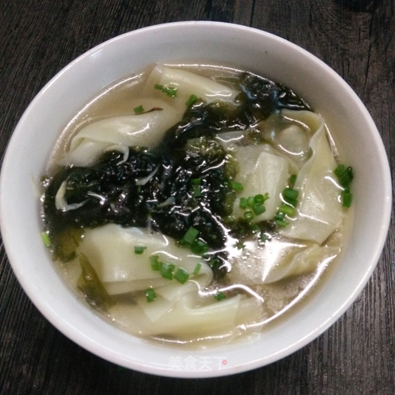 Seaweed and Shrimp Wonton recipe