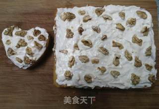 #aca烤明星大赛# Carrot Cheese Walnut Cake recipe