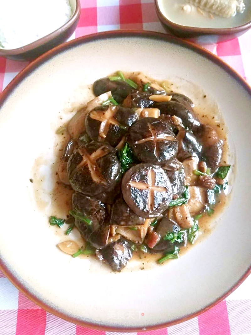 Shiitake Mushrooms in Oyster Sauce recipe