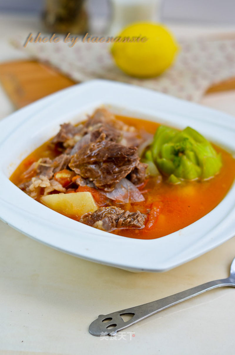 Beef Stew with Tomatoes recipe