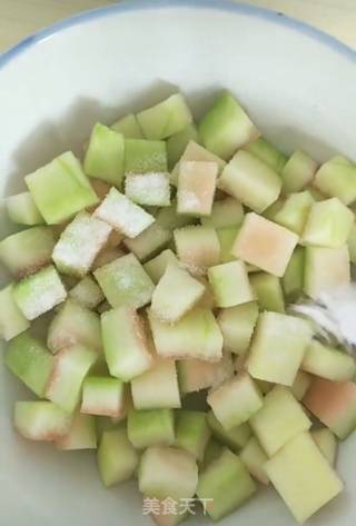 Sweet and Sour Watermelon Rind recipe