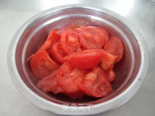 Tomato Stewed Sweet Potato Flour recipe