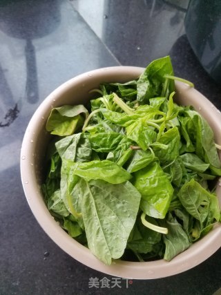 Amaranth with Sesame Sauce recipe