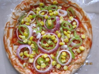 Corn Kernel Pizza recipe