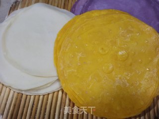 Four-color Steamed Spring Cake recipe