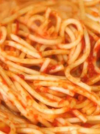 Spaghetti with Tomatoes recipe