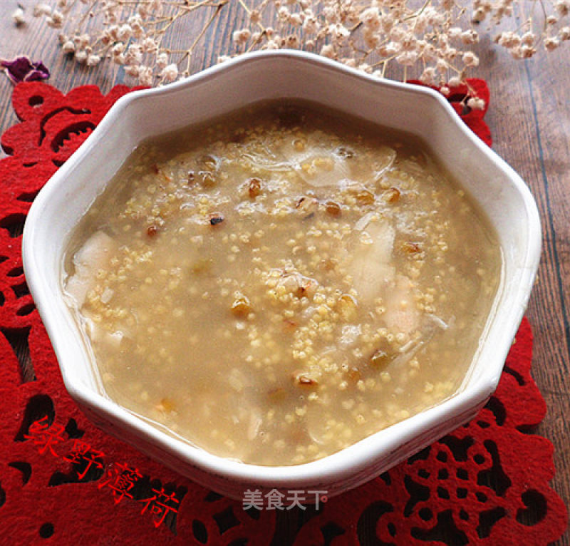 Light Delicacy-mung Bean Lily Rock Sugar Porridge recipe