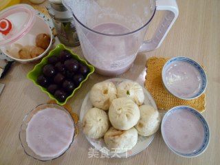 Milky White Fungus and Glutinous Purple Potato Rice Paste——broker’s Breakfast (3) recipe