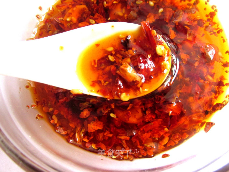 Homemade Red Bright Chili Oil recipe