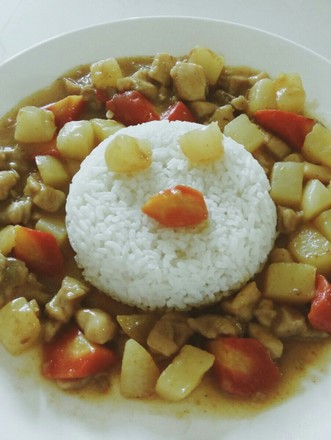 Curry Chicken Rice recipe