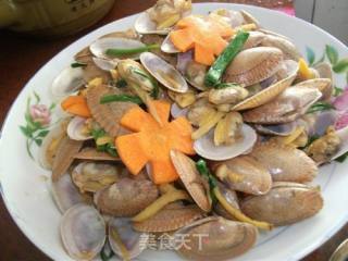 Ginger Scallion Popped Clam recipe