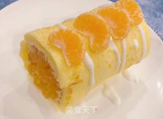 Tangerine Cake Roll recipe