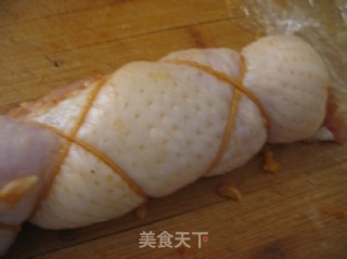 Lucky Fortune and Treasure-money Chicken Roll recipe