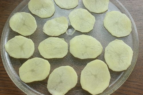 Microwave Potato Chips recipe