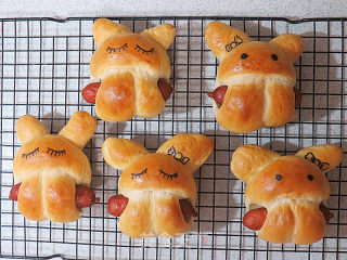 One of The Characters in The Fable of The Tortoise and The Hare [little Bunny Hot Dog Bread] recipe