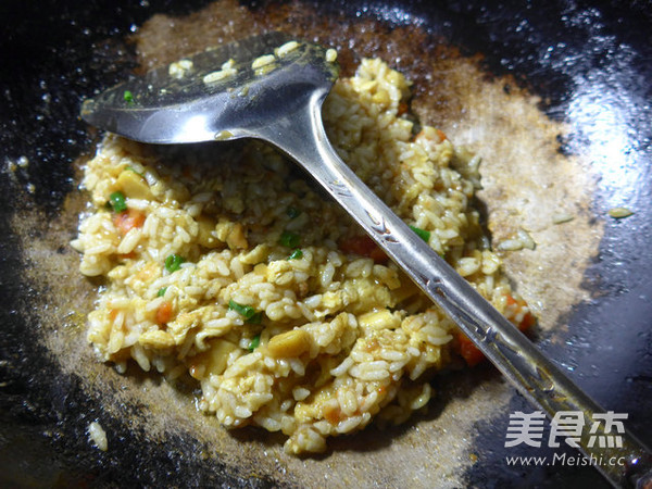 Fried Rice with Egg Potato Curry Paste recipe