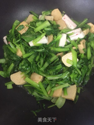 Crab Sticks Fish Tofu Stir-fried Vegetable Seedlings recipe