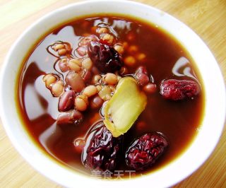Barley and Red Bean Drink recipe