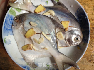 Steamed White Pomfret recipe