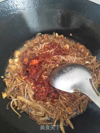 Braised Spicy Enoki Mushroom recipe