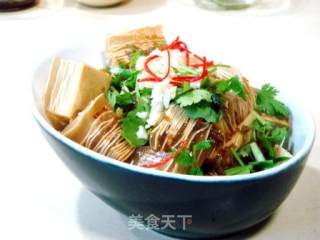 [flying Birds and Animals]-two Cool Summer Side Dishes "crystal Thousands, Garlic Peel" recipe