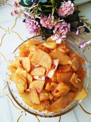 Spicy Cabbage Potato Chips recipe