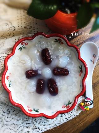 Fresh Longan and Red Date Congee recipe