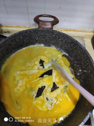 Scrambled Eggs with Green Onions recipe