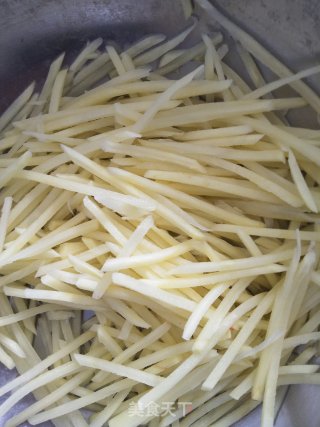 Green Pepper and Potato Shreds recipe