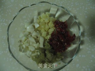 Stewed Tofu with Fish Offal recipe
