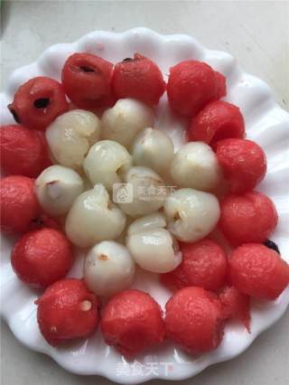 Fruit Taro Ball Ice Porridge recipe