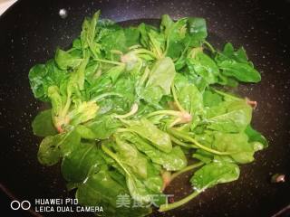 Spinach in Oil recipe