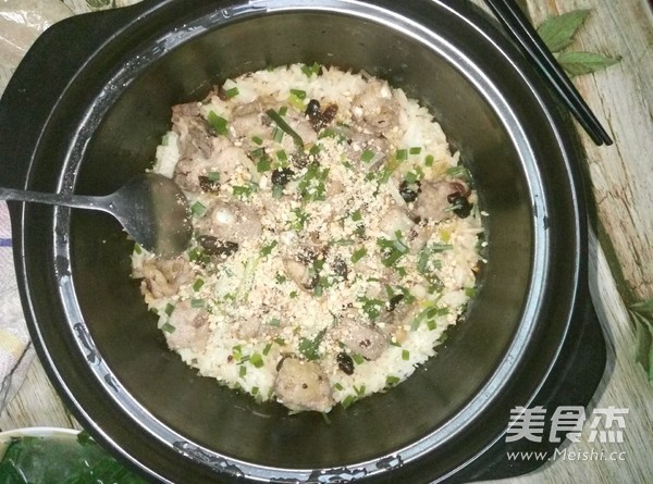 Claypot Rice with Tempeh Spare Ribs recipe