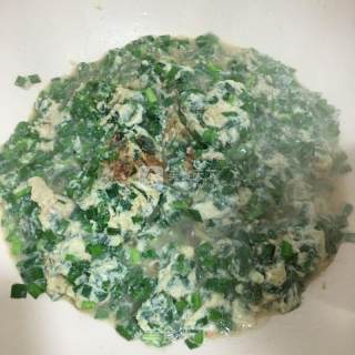 Scrambled Eggs with Leek recipe
