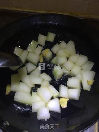 Braised Winter Melon with Mushroom Sauce recipe