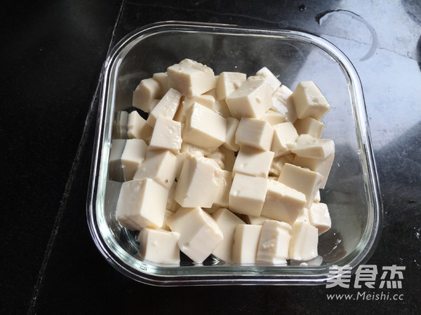 Microwave Shrimp Skin Mushroom Tofu recipe