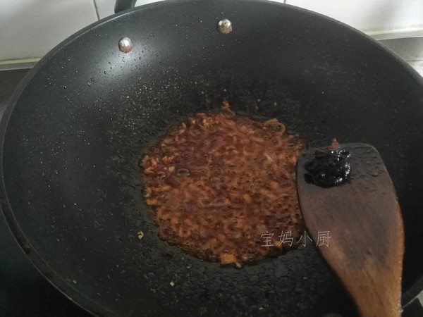 Twice-cooked Pork with Garlic Moss recipe