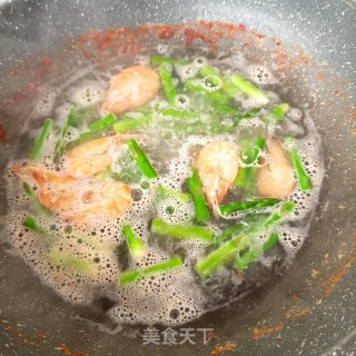 Asparagus, Pea and Shrimp Salad recipe