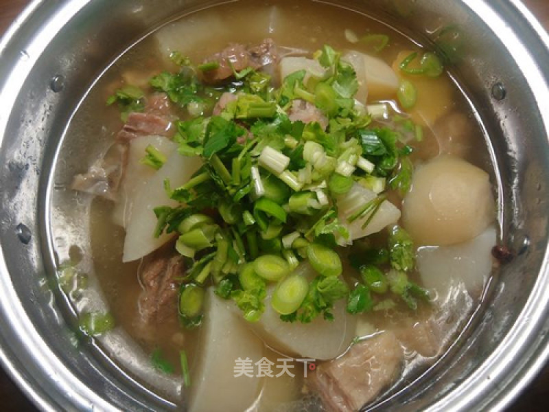 White Radish Lamb Soup recipe