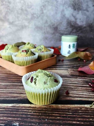 Matcha Red Bean Muffin recipe