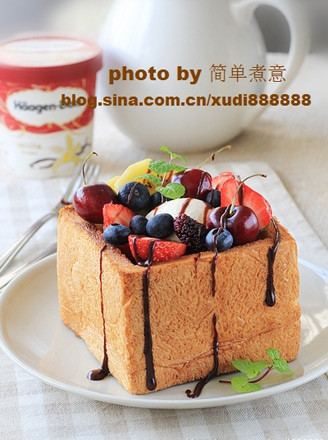 Thick Honey Toast recipe