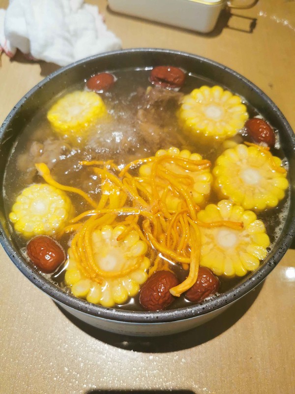 Cordyceps Flower Donkey Broth recipe