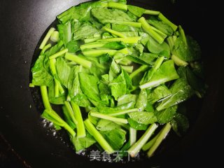 Stir-fried Vegetable Core with Black Fungus and Yuba recipe