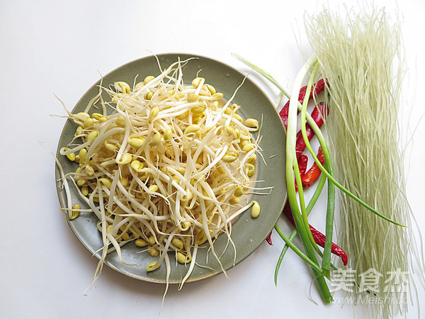 Stir-fried Vermicelli with Soybean Sprouts recipe