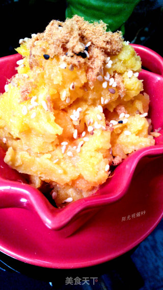 Sesame Pork Floss and Sweet Potato Mashed recipe