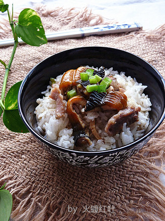 Rice Eel and Lean Meat Stewed Rice